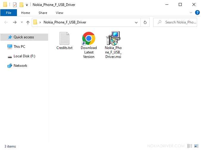 Nokia Phone F USB Driver Files